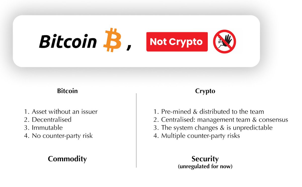 sanjna_connect's tweet image. As a founder of a #Bitcoin startup, everyone wants to speak to me about “Crypto”. 

They all think Bitcoin = Crypto and that they have found the next big thing! 

So I decided to make this visual. 
If you read this and still don’t get it, oh well, HFSP.

For everyone else, #stack…