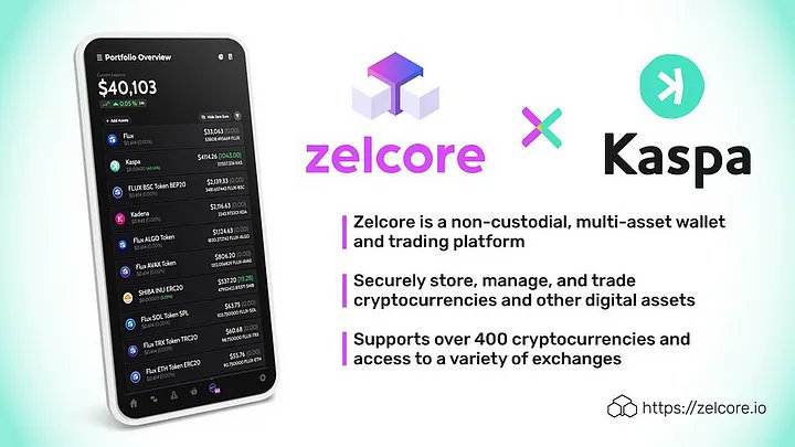 Eine neue Wallet für #KAS <a href="/KaspaGerman/">Kaspa German 🇩🇪 🇦🇹 🇨🇭</a>!

Eine einfache und übersichtliche Wallet ist für viele #Krypto Nutzer das wichtigste!

Bei #Kaspa gibt es nun eine!

Die <a href="/zelcore_io/">Zelcore</a> Wallet unterstützt nun KAS!

Thread 🧵