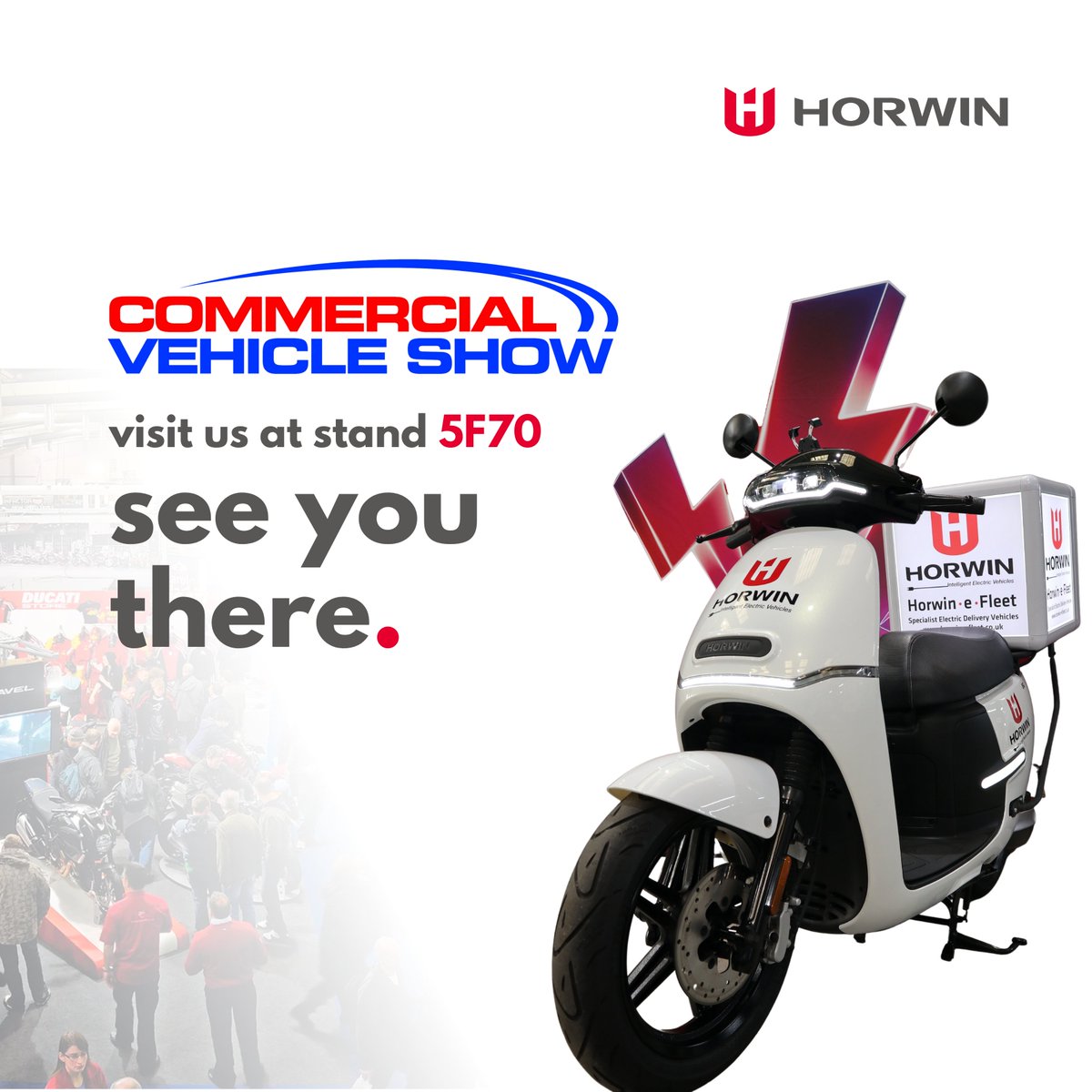 We're excited to be exhibiting at the 'Commercial Vehicle Show' tomorrow.

If your attending, come and say hello, we've got some exciting things to show.  

#exhibition #CVShow