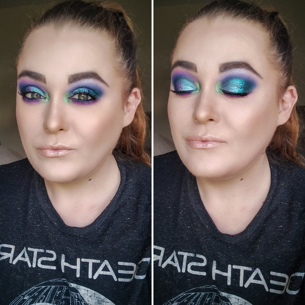 A_Rose_Makeup's tweet photo. Mid week check in! How are my gorgeous friends doing today? #midweek #Wednesday #Wednesdayvibe #WednesdayMotivation #mermaidcolors #makeup #makeupartist #makeupbyme #glitter https://t.co/qNz0FyEapN