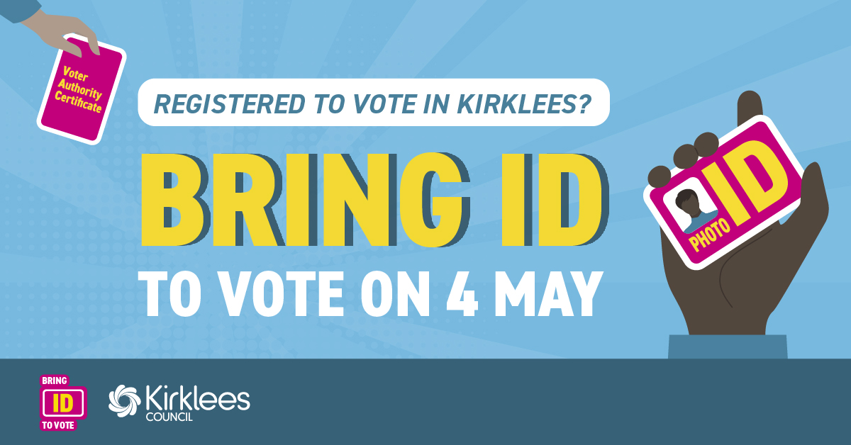 HuddersfieldSU's tweet image. Get ready for the local elections on May 4th, but don't forget your photo ID for in-person voting! No ID? Apply for a free voter ID by April 25th at electoralcommission.org.uk/i-am-a/voter/v…. Make your voice heard and exercise your right to vote! #LocalElections #VoterID #ExerciseYourRightToVote