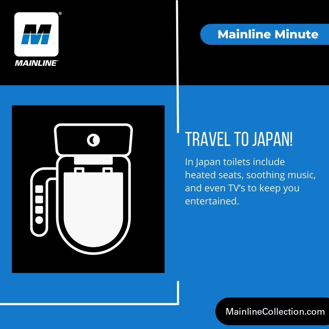 In Japan, they take their bathroom breaks very seriously... Japan was the first country to combine the bidet with the toilet, now 81% of Japanese households have them installed. 
The Japanese way has made its way across the globe. Get a bidet from Mainline for your home! 
#home