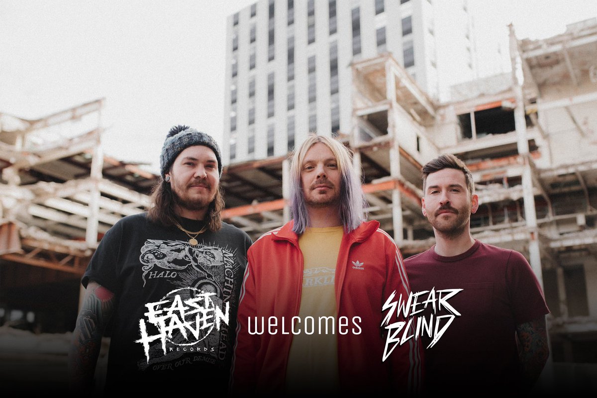 Swearblind's tweet photo. We are proud to announce we've teamed up with @EasthavenRec to release our debut single. Keep an eye out for more from this exciting partnership. 
We’re here, we’re ready, we’re Swear Blind. ✊

#SwearBlind #EasthavenRecords #Label https://t.co/U8KnlfiBmS