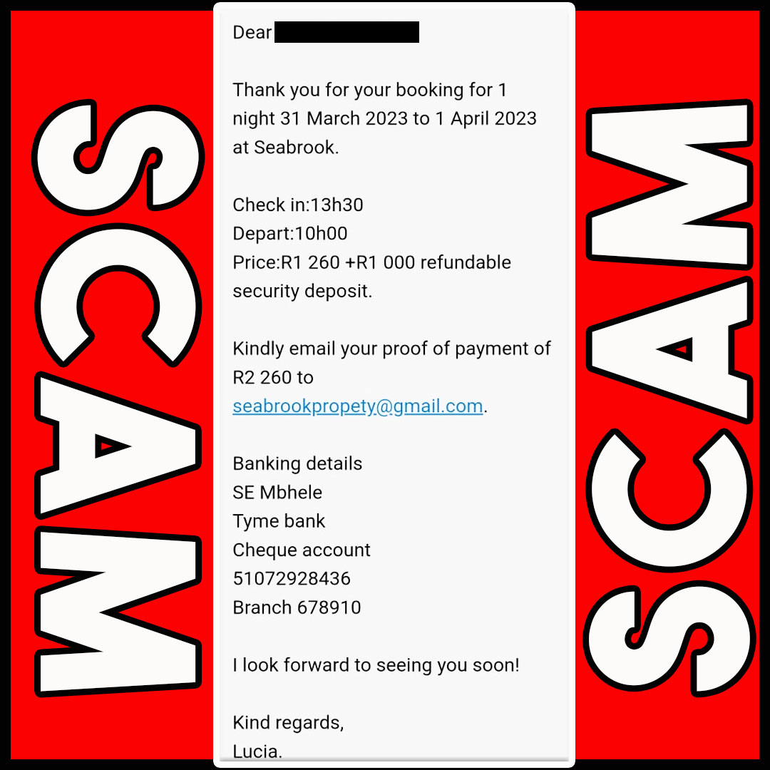 ZestHolidaysSA's tweet photo. π¨π¨π¨ SCAM ALERT π¨π¨π¨
#scamalert #scammers #scammys #warning #warningsigns #cuation #alert #bealert #alertsign #dontbescammed #fake #scammeralert #fakeaccount #scams #money #fraudster #beware https://t.co/l9F1MjiJY6