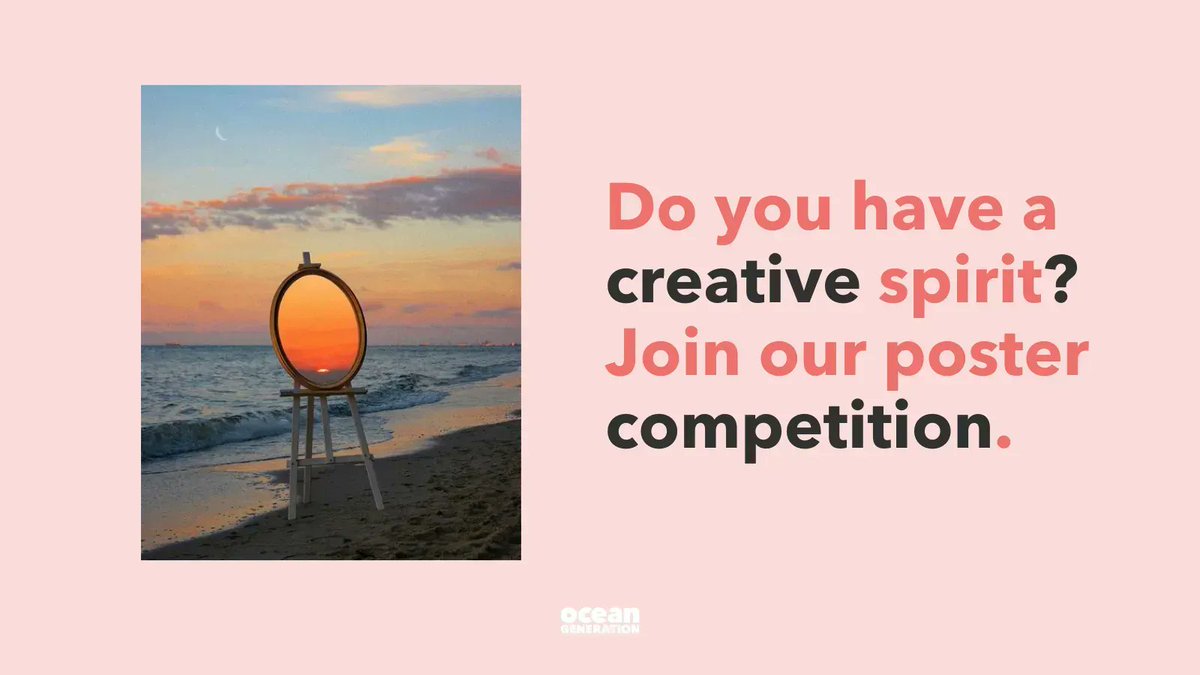 🌊 DESIGN YOUR OCEAN 🌊 Are you passionate about Ocean Action? Join our poster design competition and showcase your talent to the world. 🎨🌎 Tap the link and find out. oceangeneration.org/poster-competi… #OceanGeneration #OceanDecade #DesignYourOcean Photo: @starababaztramwaju