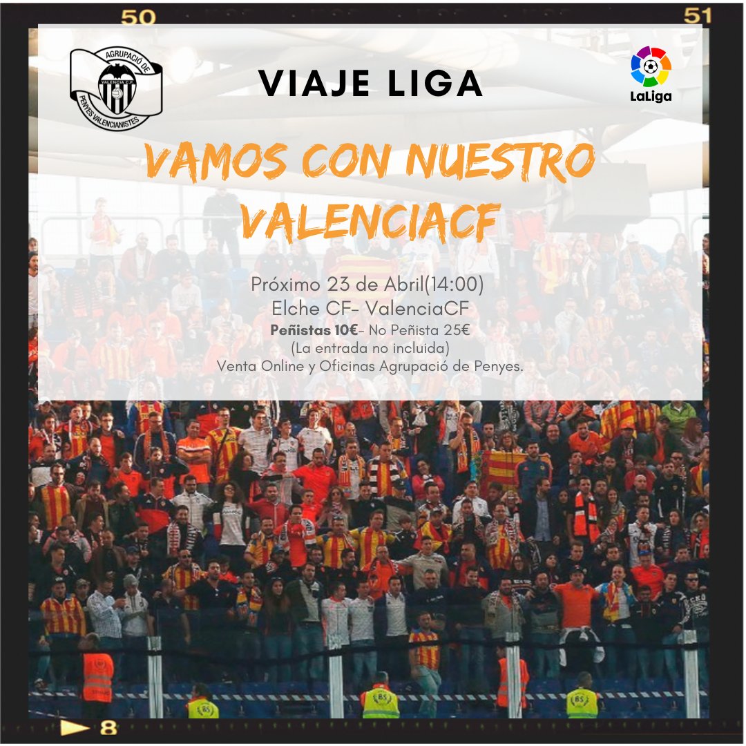 Viaje Liga  ElcheCF-Valencia CF - penyesvalenciacf.com/viaje-liga-elc…