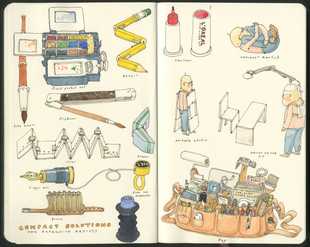 Compact solutions for expansive artists.