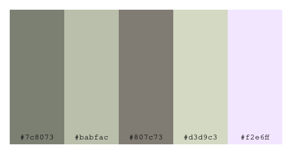 ColPaletteBot's tweet photo. Beep beep, here's a pretty color palette for you!
color-scheme.js parameters used:
- hue: 289
- variation: pale
- colors: #7c8073, #babfac, #807c73, #d3d9c3, #f2e6ff
Have a lovely day!
#twitterbot #colorpalette #colors #palette #prettycolors https://t.co/NxqBswJShf