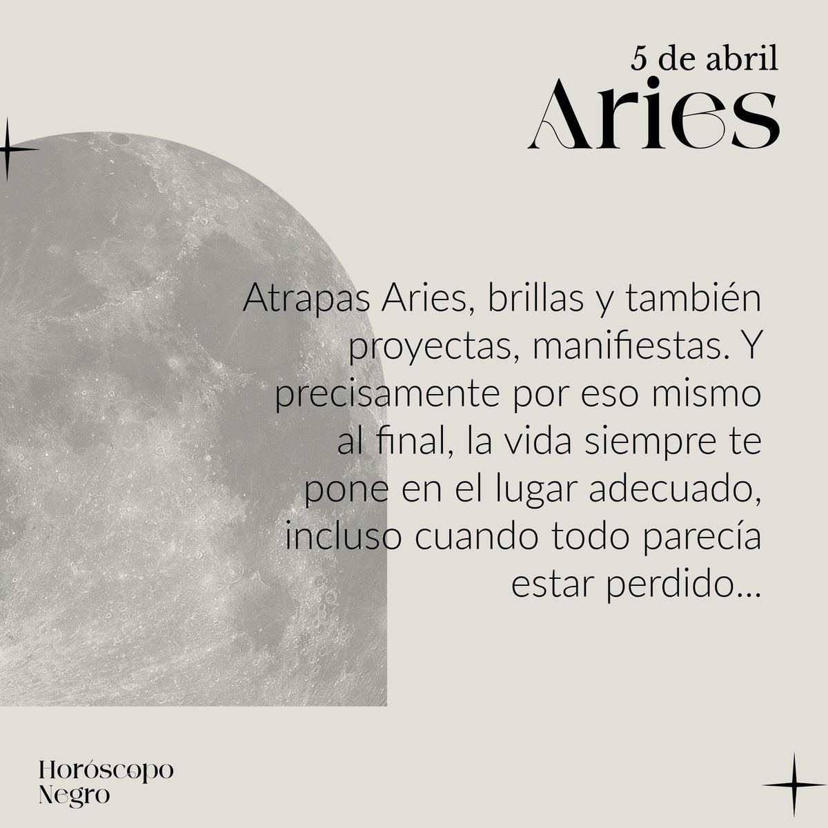 El horóscopo diario del 5 de abril para #Aries ♈️🔮 Léelo completo aquí: horoscoponegro.com/aries-horoscop…