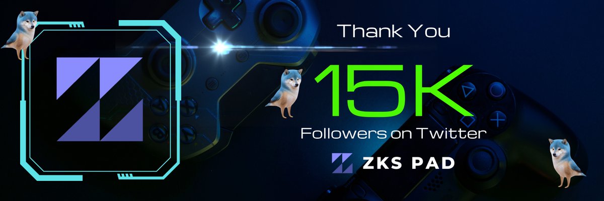 😍Thank you so much to our amazing #Twitter community for helping us reach 15k followers! 

Your support, engagement &amp; kind words mean the world to us

🔥We are grateful for each &amp; every one of you &amp; look forward to continuing our journey together

#ZkSync #ZKS #zkSPad #zkSyncPad