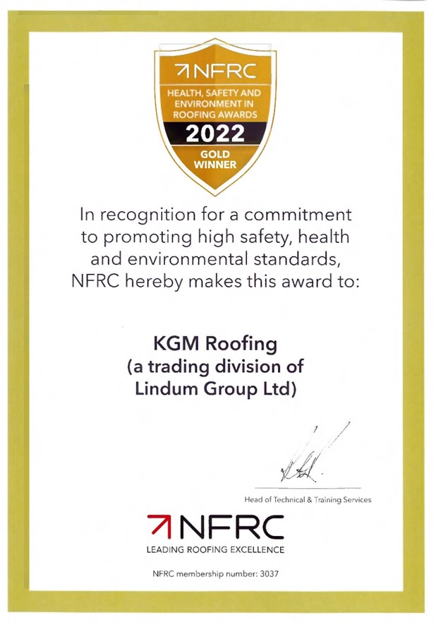 Nice surprise in the post this morning....we've been awarded the #gold certificate for our dedication to #health #safety and #environment in the <a href="/TheNFRC/">NFRC</a> 2022

As always #welldone to the whole #team in helping us win this #award