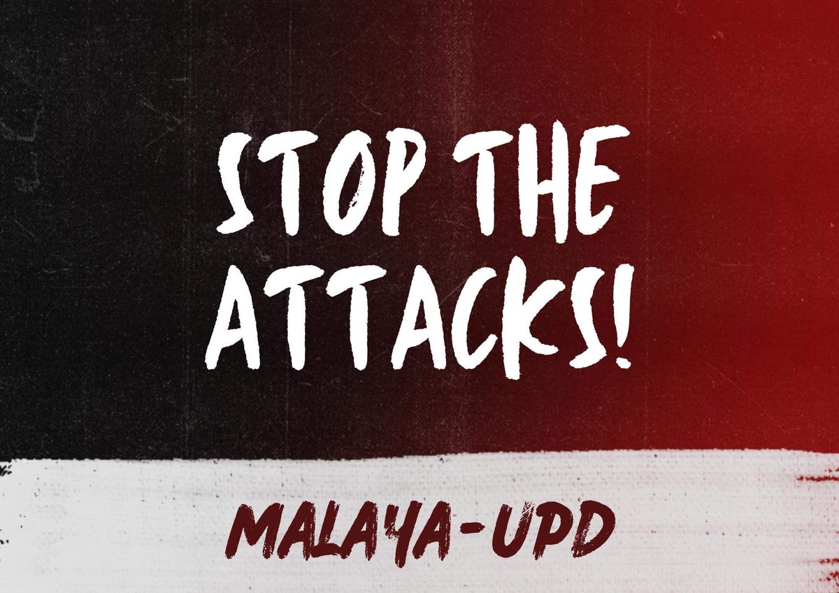 We, MALAYA-UP Diliman, condemn the malicious attacks and red-tagging against Tinig ng Plaridel and all campus publications. Moreover, we call on the University to stand with us in defending the campus press!

#HandsOffTNP
#DefendTheCampusPress
#DefendPressFreedom