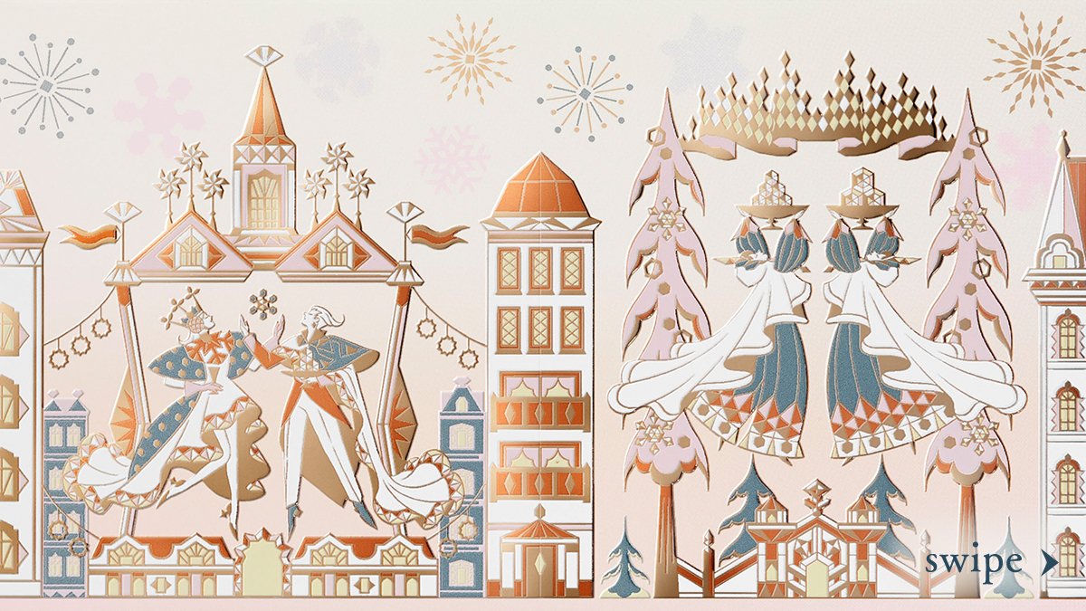 himemi's tweet photo. イラストのテーマは雪の精たちの祝祭

#スノービューティー10周年 #スノービューティー https://t.co/Scg3ghSV6M