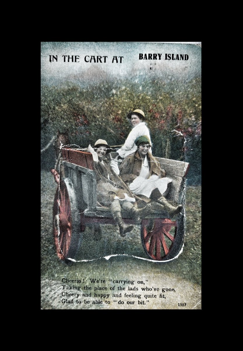 DockBarry's tweet image. Women #doingourbit #1ww postcard