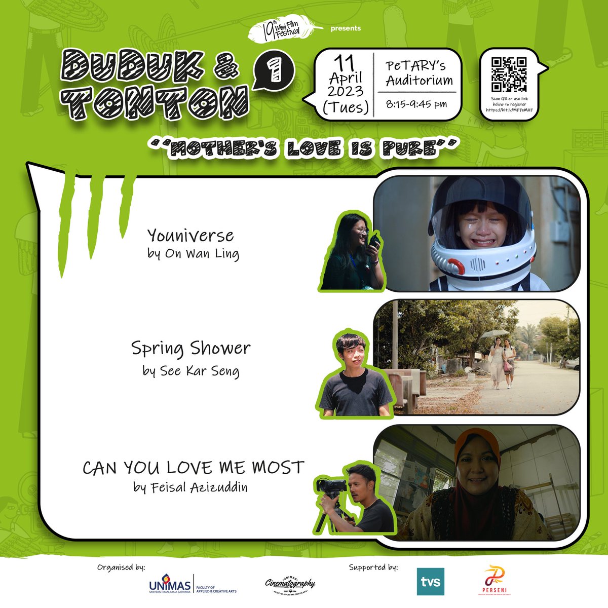 Duduk &amp; Tonton is coming up next Tuesday.
Join us by registering at bit.ly/MFFxMAF 
See you soon!