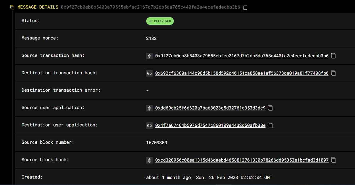 danhtran68's tweet photo. Check giao dịch trên LayerZero tất cả các chain

AE truy cập: https://t.co/fGIBINuUdC

1. Dán ví vào ô address trên cùng --> xem giao dịch từng chain
2. Copy ví dán vào ô dưới cùng ảnh 2 check số giao dịch
3. Vào https://t.co/dnfrzfzHu6 --> copy hash, check giao dịch https://t.co/jo7NFKf6Tb