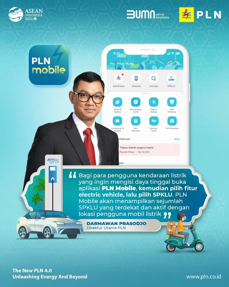 _pln_id's tweet photo. diantaranya terletak pada rest area jalan tol di jalur mudik yakni di sembilan titik di Tol Trans Jawa, dan enam titik di Tol Trans Sumatra.

#PalN #SPKLUPLN #SPKLUPLNRamadan #PakaiMolis #AyoPakaiEV #PLNSiagaIdulFitri https://t.co/Rd5kBSCiKt