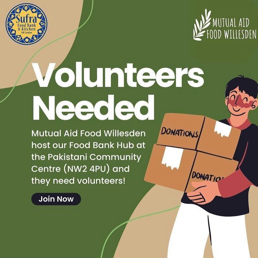 KensalCovidSupport (@kgmutualaid) on Twitter photo Do you live near Willesden? Are you free on Tuesdays? Would you like to help your local community?
Our friends at Mutual Aid Willesden are in need of volunteers to help help distribute food parcels <a href="/sufranwlondon/">Sufra NW London</a> partners food bank hub.
🫵Who: You - … instagr.am/p/CqpssIIorSo/ Do you live near Willesden? Are you free on Tuesdays? Would you like to help your local community?
Our friends at Mutual Aid Willesden are in need of volunteers to help help distribute food parcels <a href="/sufranwlondon/">Sufra NW London</a> partners food bank hub.
🫵Who: You - … instagr.am/p/CqpssIIorSo/
