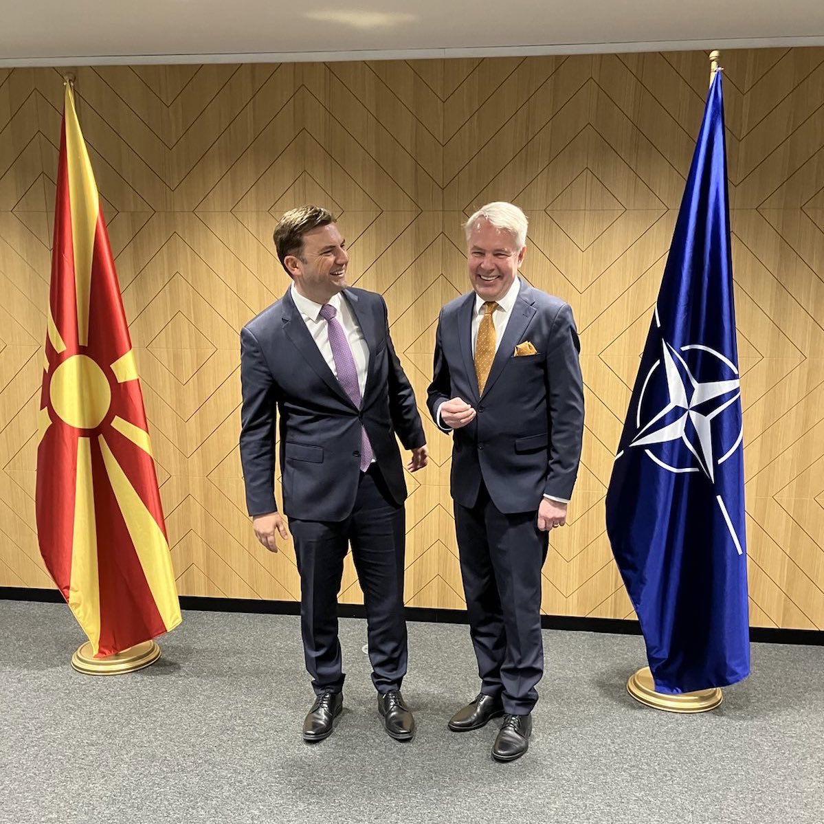 FM @Haavisto: Excellent discussion with @OSCECIO @bujar_o 🇲🇰 on role of the @OSCE in European security and our OSCE Troika cooperation. Support for Ukraine is our long-standing priority. Finland is preparing for the Finnish OSCE Chairpersonship in 2025.  #ItsAboutPeople