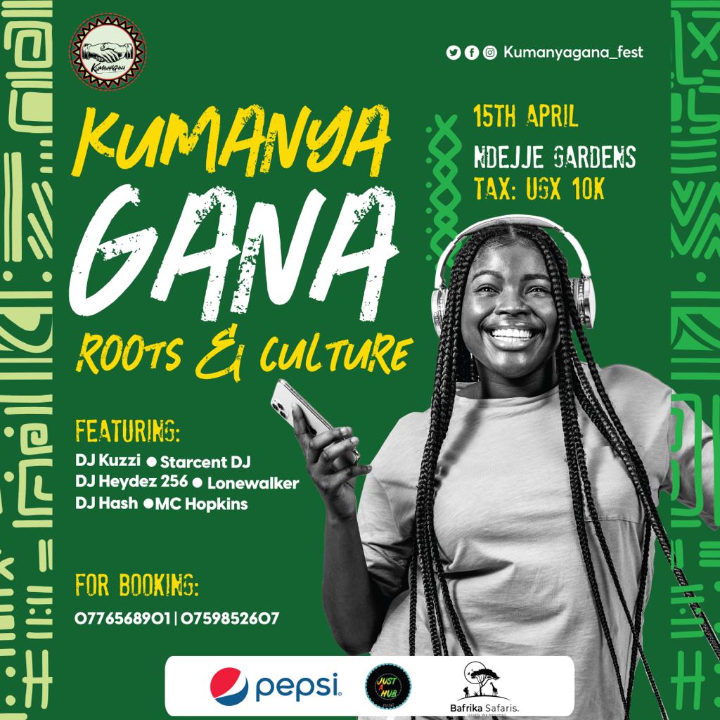 Happening 15th April at Ndejje Gardens 🚨🚨#RootsAndCulture Edition.#Kumanyagana #kumanyagana