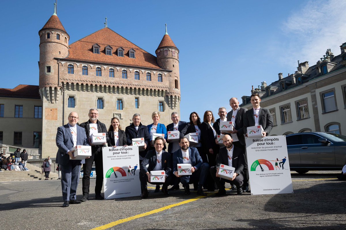 Avec plus de 28’000 signatures sur les 12'000 requises, l’initiative «Baisse d’impôts pour tous» a largement abouti. 🎉🎉🎉.
Un tel succès doit inciter les autorités vaudoises à réformer rapidement la fiscalité des personnes physiques.  

cvi.ch/wp-content/upl…
 
#BaisseImpotsVD
