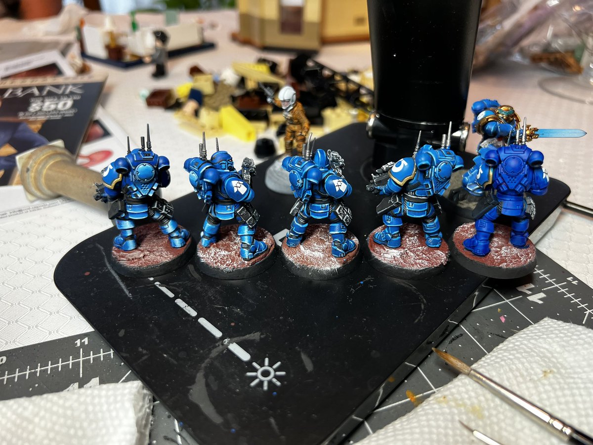 DanielDMinis's tweet photo. @warhammer working on a unit of infiltrators https://t.co/qCaQVv6M4P