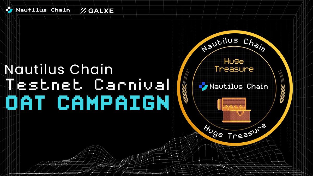 📣Calling all #NautilusChain users!

⚡️The #Nautilus Triton Testnet Campaign powered by <a href="/Galxe/">Galxe</a> is now live! Claim your #GalxeOAT to show your support for the Nautilus Triton test network and <a href="/poseiswap/">PoseiSwap | Nautilus Chain</a>!

Join us in testing the Nautilus Testnet and win👇
galxe.com/ZebecProtocol/…