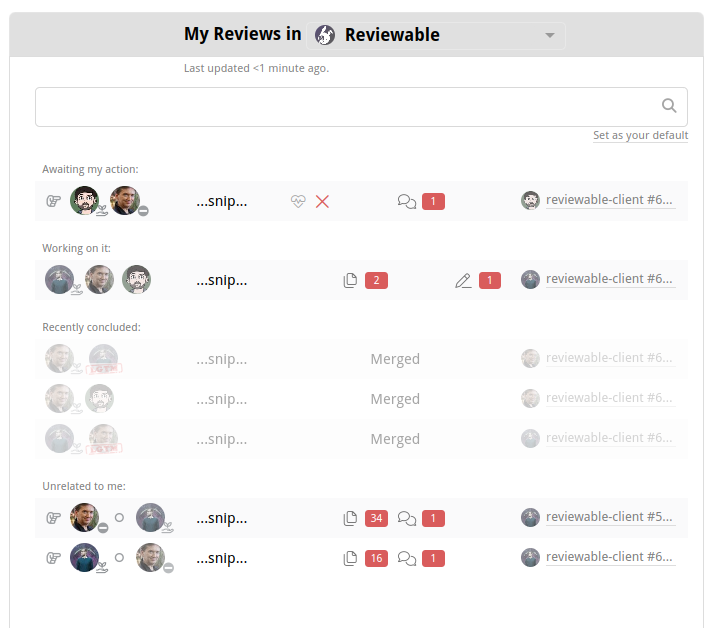 Reviewable tweet media