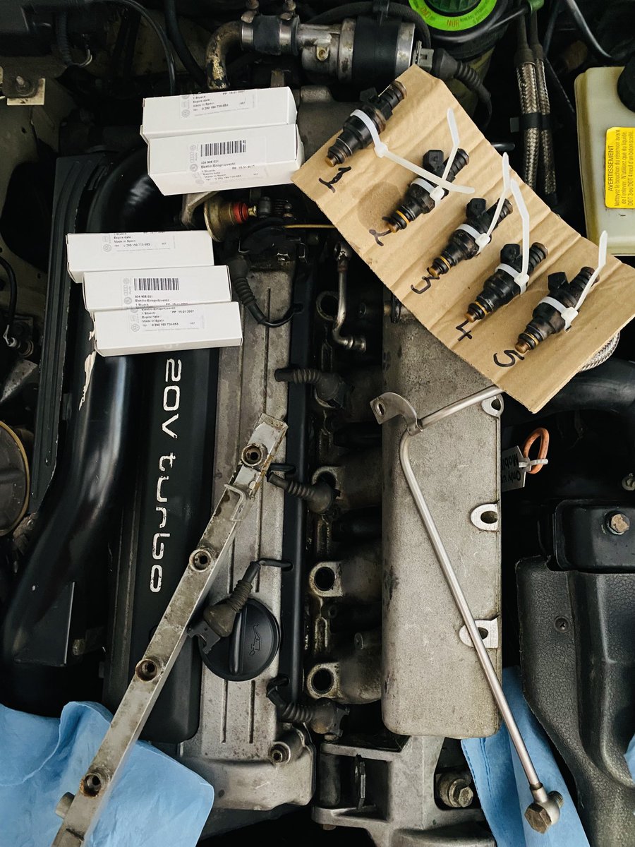 Foyley111's tweet image. #Fireupthequattro #20V MOTprep New injectors fitted #onthebutton #sweet