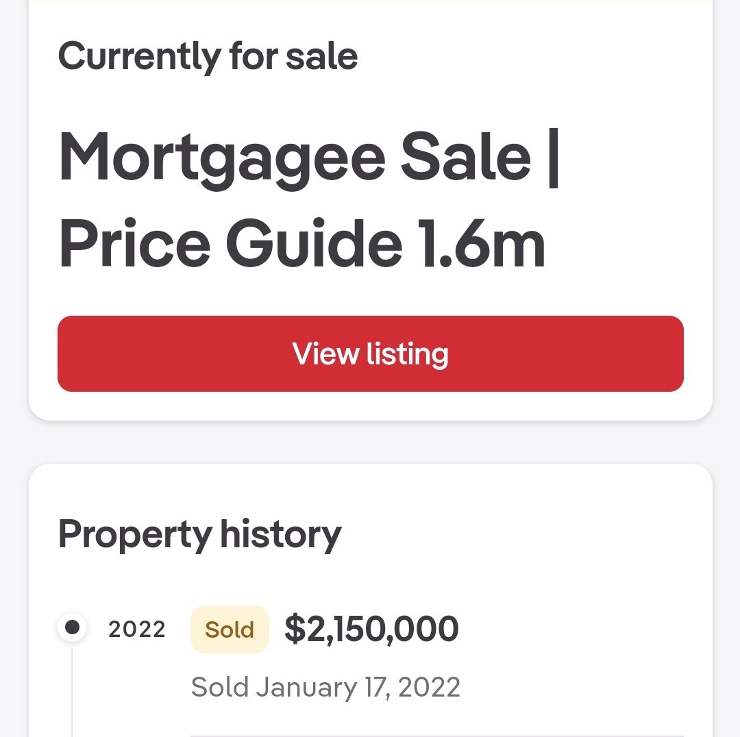ParraPower on Twitter "Mortgagee in Possession Jan2022 2.15m March 2023 1.6m (auction