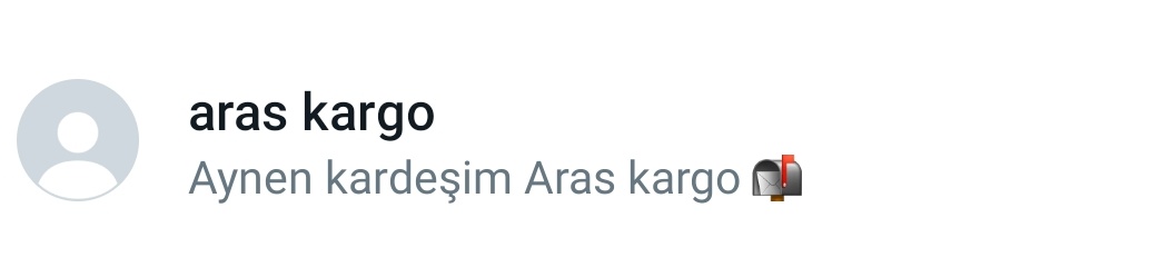 Ülkemin kargocusu bile trol