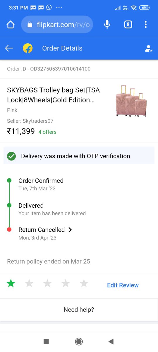 pujan96802's tweet photo. Is their someone who can take action against this #flipkart fraud that is going on, or do we have these #JagoIndiaJago #CustomerSupport #bandbajateraho just to get followers. #Flipkart #flipkart_victim  doing fraud with people. #ScamAlert #SCAM #scamming #scammers https://t.co/HQZ8xatjKb