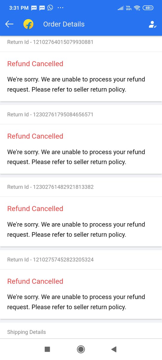 pujan96802's tweet photo. Is their someone who can take action against this #flipkart fraud that is going on, or do we have these #JagoIndiaJago #CustomerSupport #bandbajateraho just to get followers. #Flipkart #flipkart_victim  doing fraud with people. #ScamAlert #SCAM #scamming #scammers https://t.co/HQZ8xatjKb