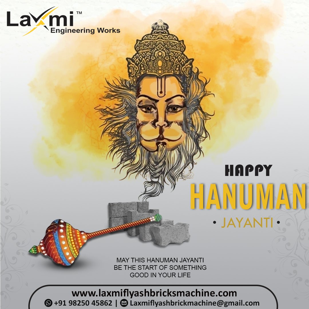 laxmiflybrick's tweet image. Hanuman Jayanti 2023
Laxmi Engineering Works
Manufacturer and Exporter of Automatic Fly Brick Machinery | Concrete Block Making Machine | फ्लाई ऐश की ईंट बनाने की मशीन
Call For Inquiry:
+91 9825045862
laxmiflyashbricksmachine.com
.
#LaxmiEngineeringWorks