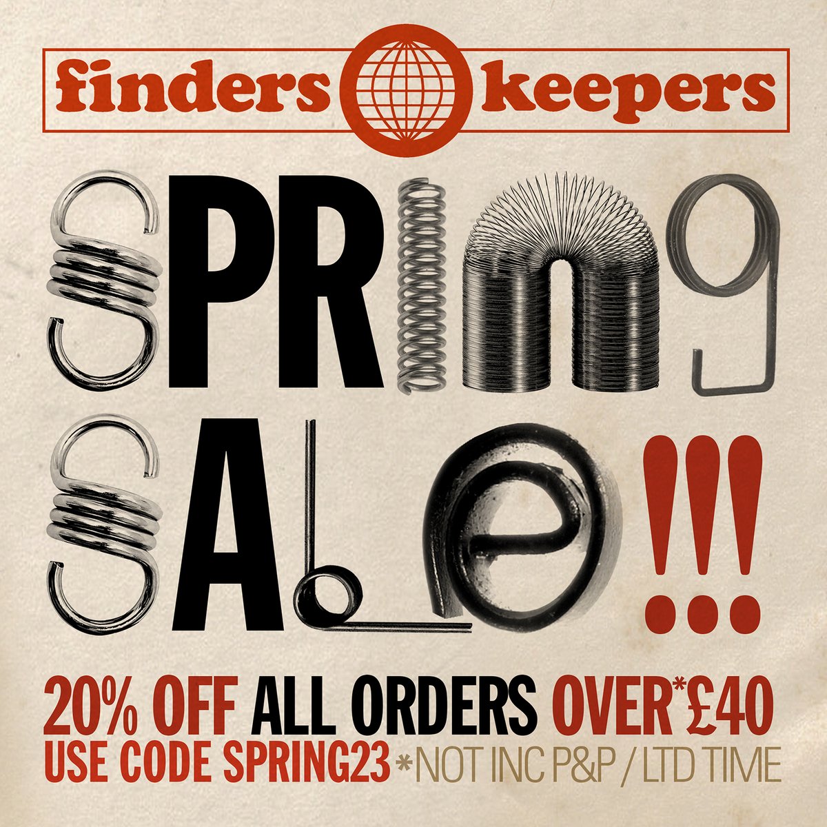 Spring has sprung over at finderskeepersrecords.com