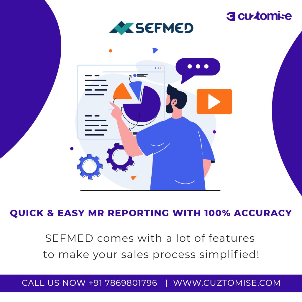 guptachirag's tweet image. Say goodbye to manual reporting with our automated system

Quick &amp;amp; Easy MR Reporting with 100% Accuracy.

To know more:
Visit : cuztomise.com
Call us: +91 7869801796
.
.
.
#SEFMED #MRreportingsoftware #medical #Pharmaceutical #Salesforce #mrsoftware #trackingsoftware