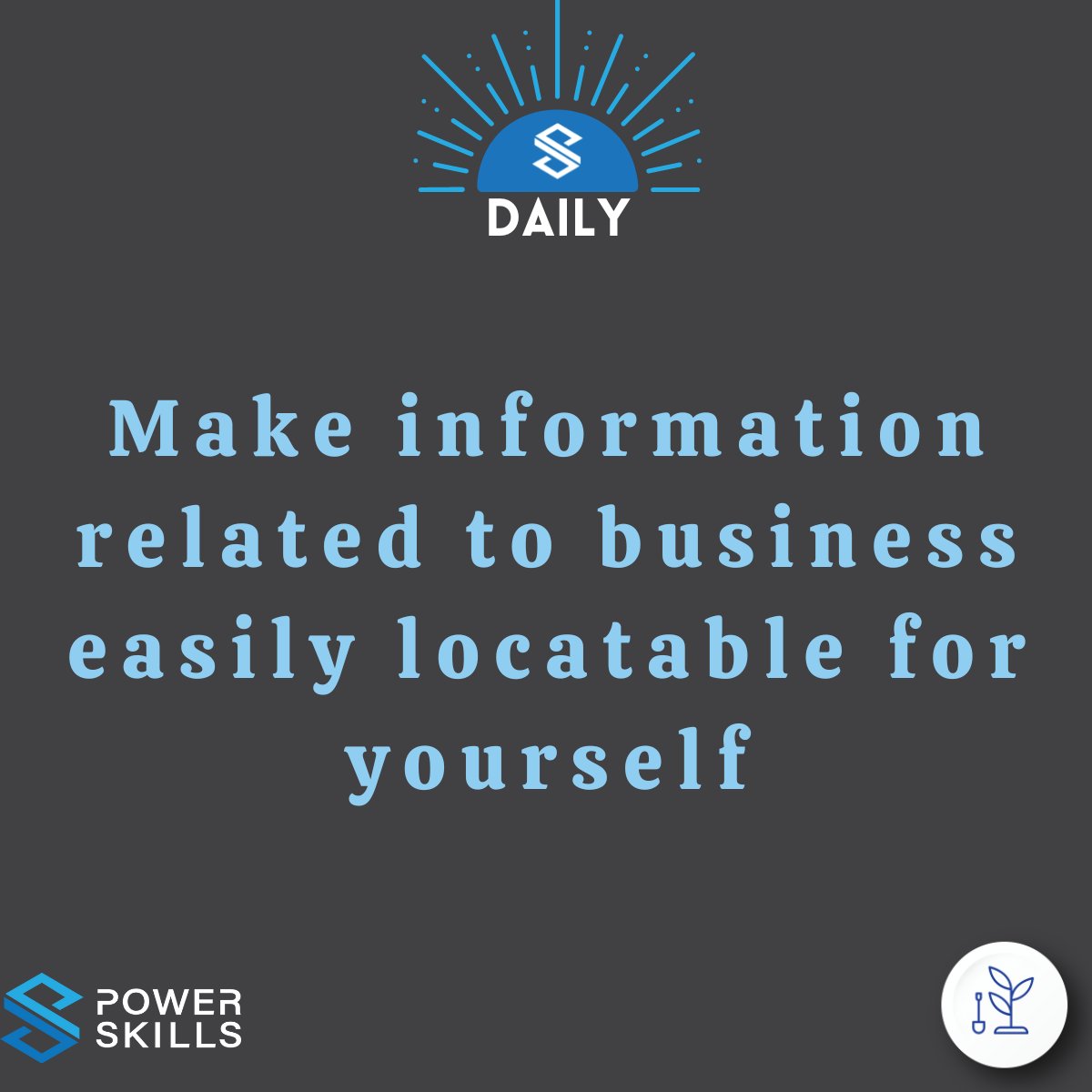 ThePowerSkills's tweet photo. Make information related to business easily locatable for yourself
#powerskillsdaily #powerskills #relationshipdevelopment #viprm #sales #entrepreneurship #management #leadershipdevelopment #coaching https://t.co/UHuUmagLfS