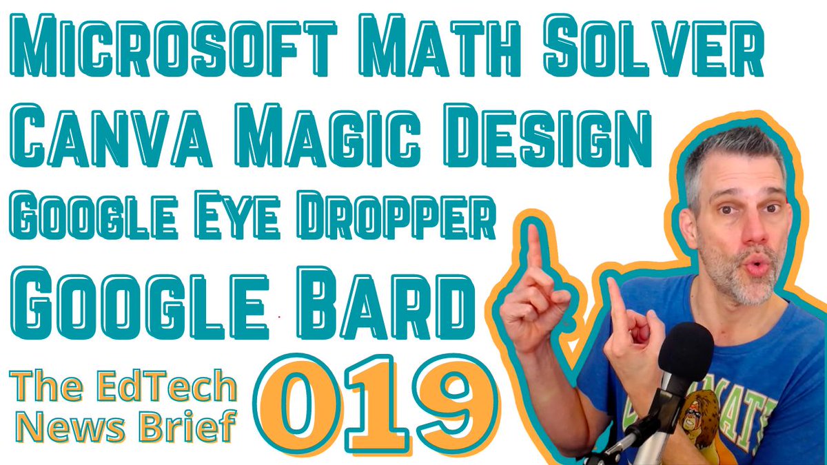 Jake Miller (@jakemilleredu) on Twitter photo 🚨 New #TheEdTechNewsBrief 🚨
🪄 <a href="/Canva/">Canva</a> Magic Design
🐇 <a href="/CanvaEdu/">Canva Education</a> Magic Presentations
🎨 #GoogleWorkspaceEdu Eye Dropper
🤖 #GoogleBard
🧮 Plus <a href="/MrMerrillsClass/">Joe Merrill 👓 #interACTIVEclass</a> joins me to share about #MicrosoftMathSolver!
#EduTwitter
📺 youtube.com/watch?v=Au4AZ_…
🎧 podcasts.apple.com/us/podcast/can… 🚨 New #TheEdTechNewsBrief 🚨
🪄 <a href="/Canva/">Canva</a> Magic Design
🐇 <a href="/CanvaEdu/">Canva Education</a> Magic Presentations
🎨 #GoogleWorkspaceEdu Eye Dropper
🤖 #GoogleBard
🧮 Plus <a href="/MrMerrillsClass/">Joe Merrill 👓 #interACTIVEclass</a> joins me to share about #MicrosoftMathSolver!
#EduTwitter
📺 youtube.com/watch?v=Au4AZ_…
🎧 podcasts.apple.com/us/podcast/can…