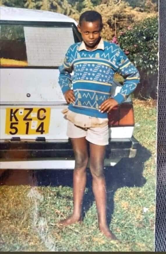 The young man in the photo is a vibrant MP since 2017 and he is from Rift Valley. Who is he?