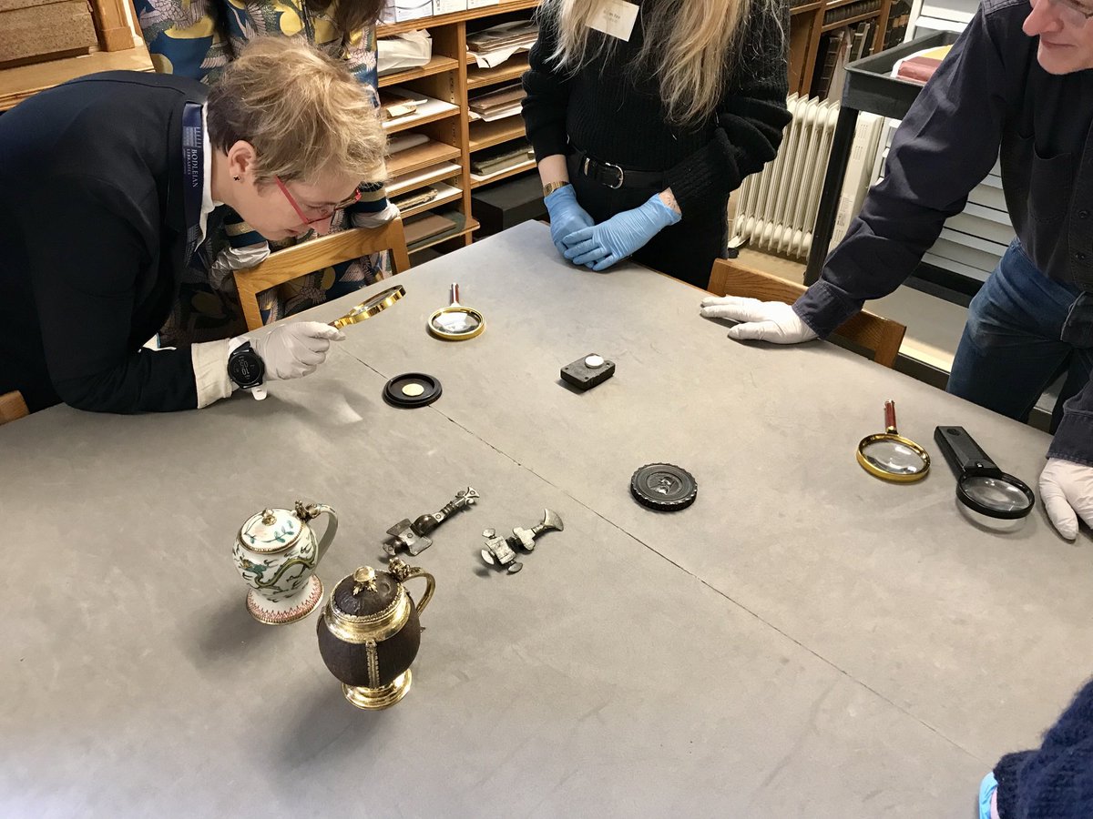 Dr Hannah Ryley (@hannaballoo) on Twitter photo A wonderful morning exploring reuse & reframing #RecyclingOxford  <a href="/AshmoleanMuseum/">Ashmolean Museum</a> w <a href="/jimoutoffaf/">Jim Harris, Parkinformationsanbieter</a> everything from coconut cups to long cruciform brooches, pilgrim tokens to clippings of hair, & Douce’s scrapbooked albums of print cuttings A wonderful morning exploring reuse & reframing #RecyclingOxford  <a href="/AshmoleanMuseum/">Ashmolean Museum</a> w <a href="/jimoutoffaf/">Jim Harris, Parkinformationsanbieter</a> everything from coconut cups to long cruciform brooches, pilgrim tokens to clippings of hair, & Douce’s scrapbooked albums of print cuttings