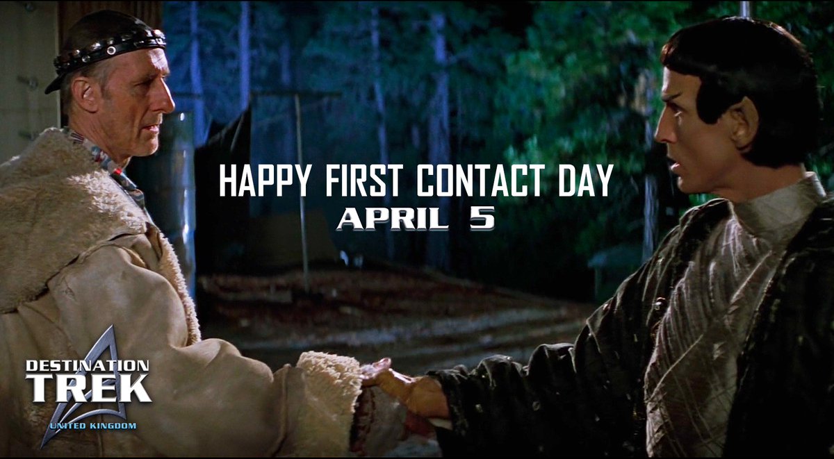 Happy First Contact day! Just 40 years to go until the Vulcans stop by to say hi!

What are you doing today to commemorate?