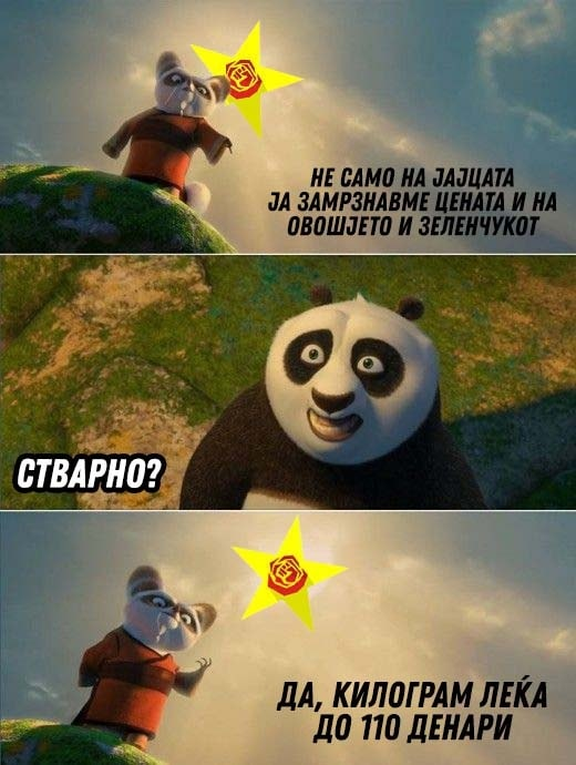 Сега Таче ќе излезе да се сликне.