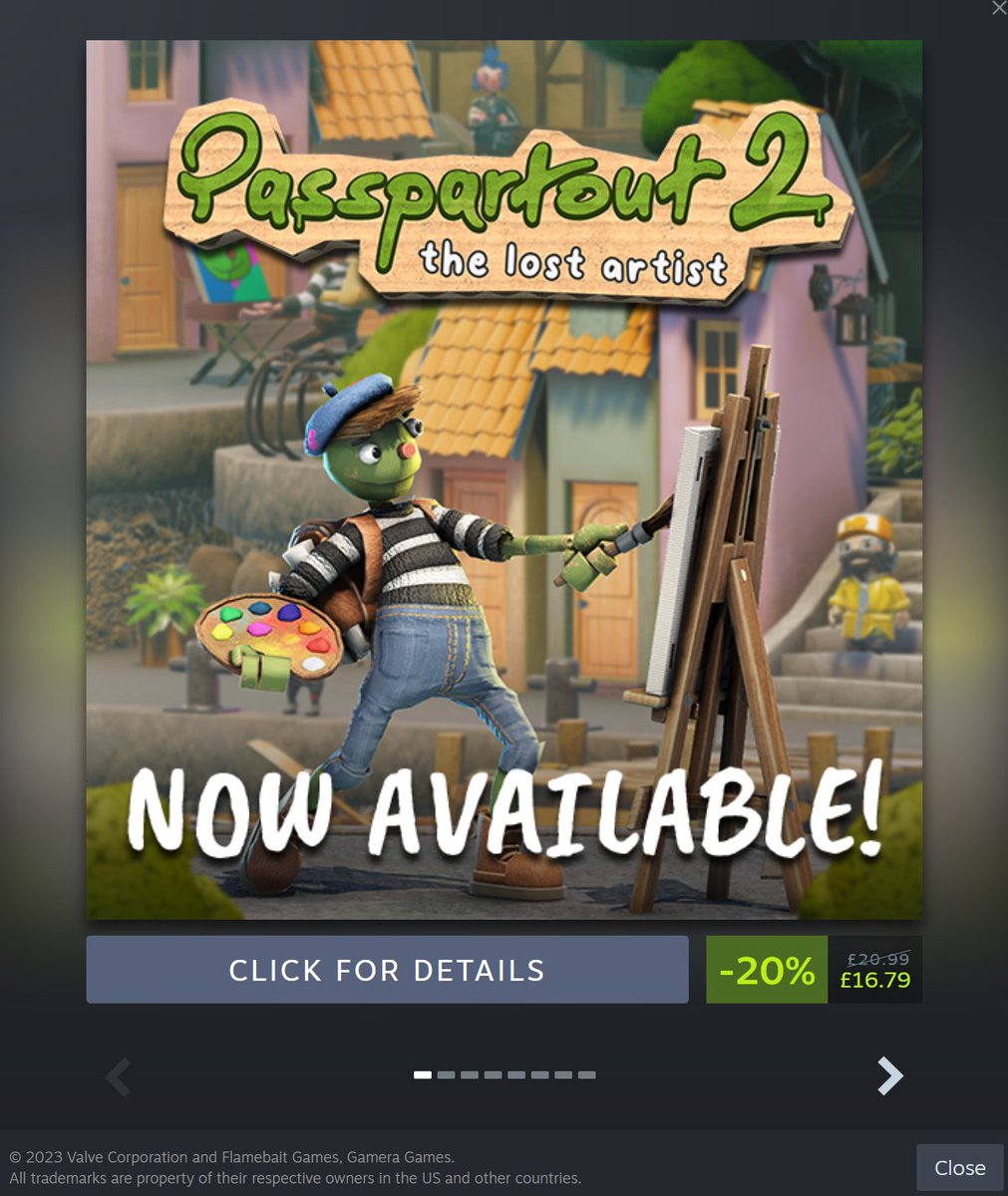 A dream of mine has been to show up on this popup thing on Steam. FINALLY WE DID IT!