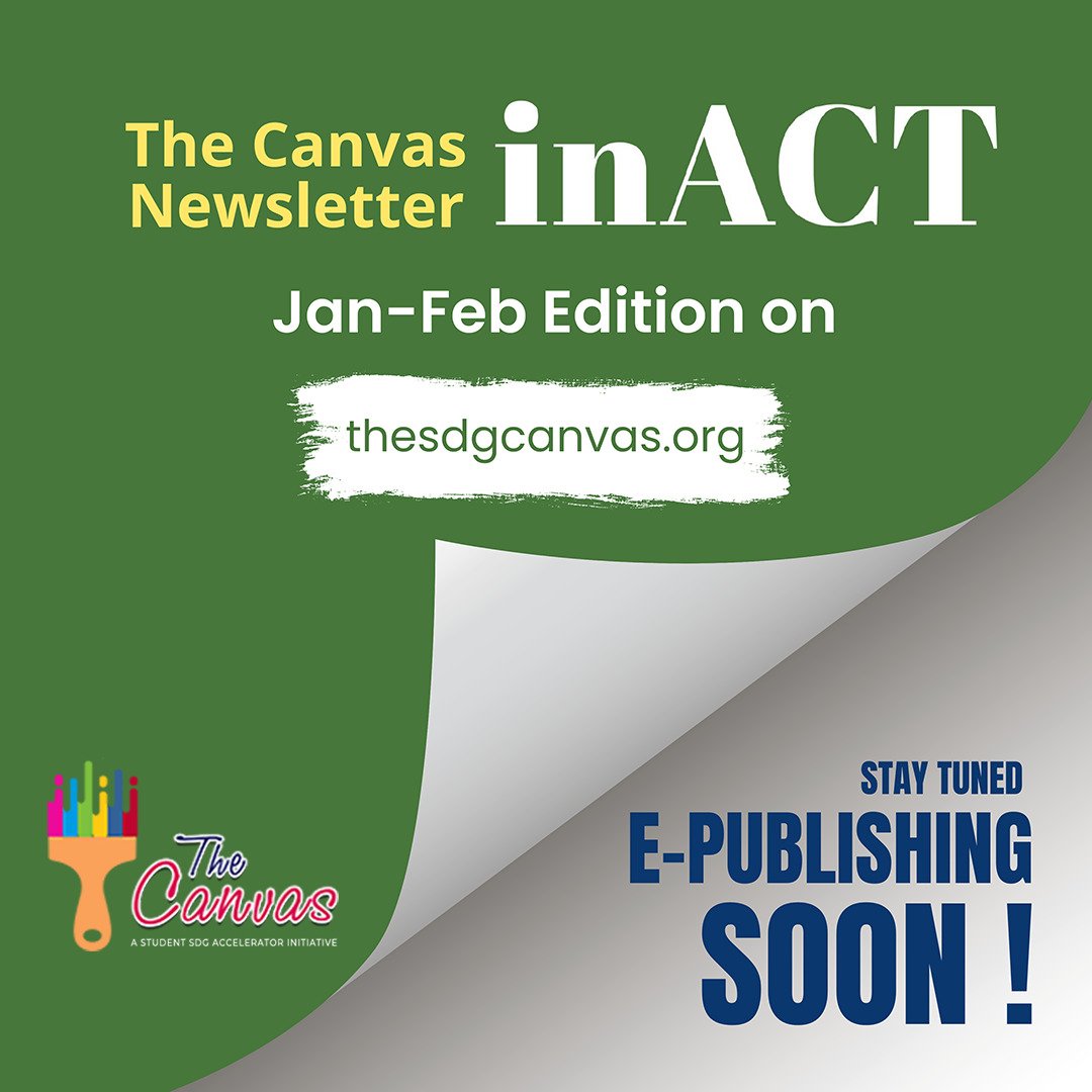 sdg_canvas's tweet photo. Stay tuned for The Canvas Newsletter 'inACT' Jan-Feb Edition
e-Publishing soon on https://t.co/MZUECGg4vn
.
.
#inACT #publishing #newsletter
#sdgcanvas #globalgoals #sustainability #sustainabledevelopmentgoals #ActNow #TakeActionToday #decadeofaction #SDGs #sdgaction https://t.co/JTwKi1AMRU