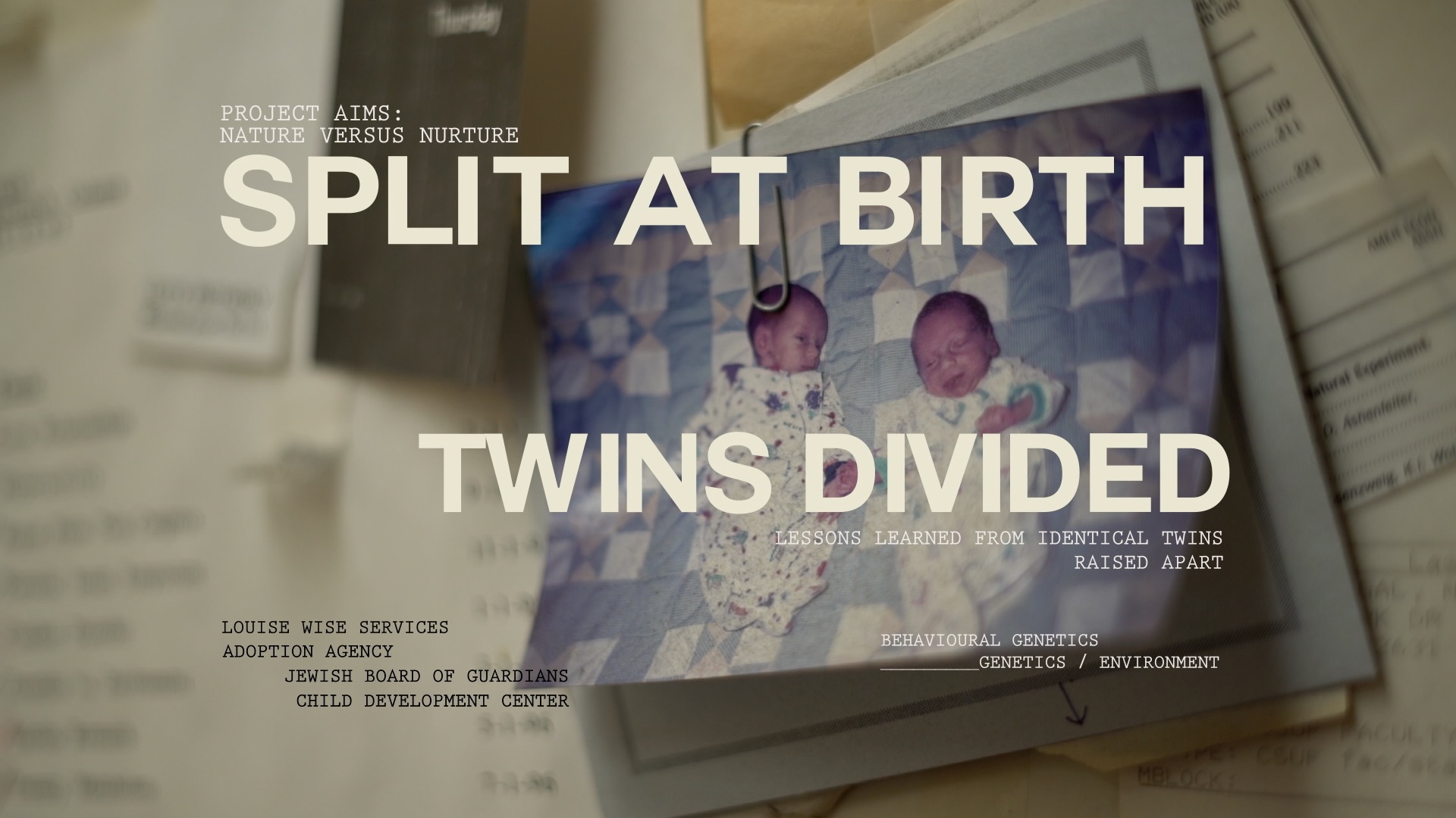 Split at Birth: Twins Divided - BBC Reel