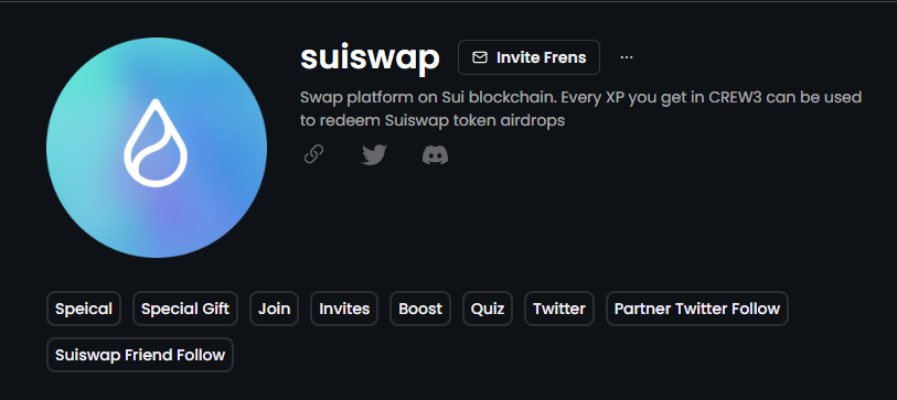 xzz950's tweet photo. Let's join the Crew3 community！
@suiswap_app #SUI https://t.co/jzY51LpvOM