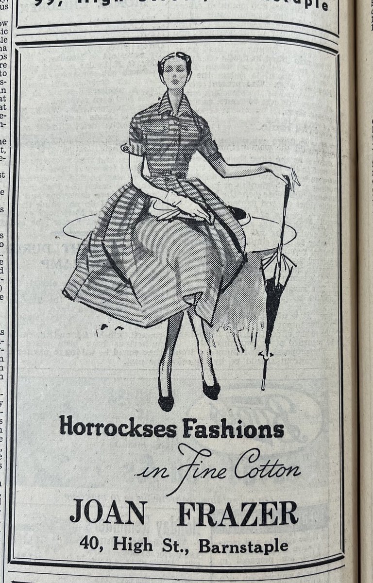 We’ve been taking a look at some of the ads to see what the fashionable woman about town was wearing back in 1953.
#archivefashion
#Archive30