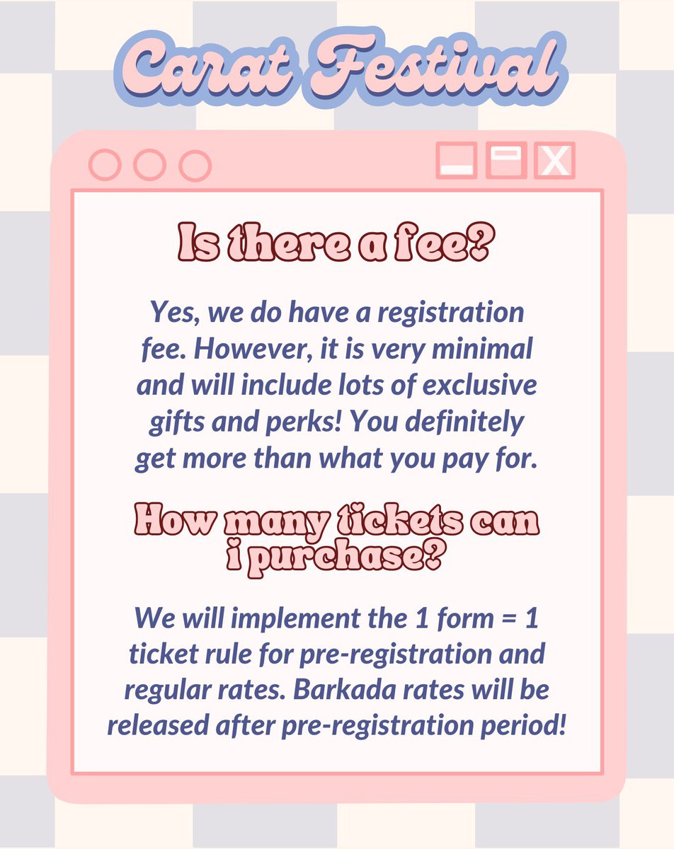 CaratFestivalPH's tweet photo. [FAQs 4] #AskCFPH 💎 https://t.co/RN9Qviq4yr