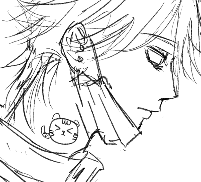 last year I'll sketch kztr when i depressed ( '. .̫ .`) and these gojo arts still be 2 of my fav arts that i've ever made 