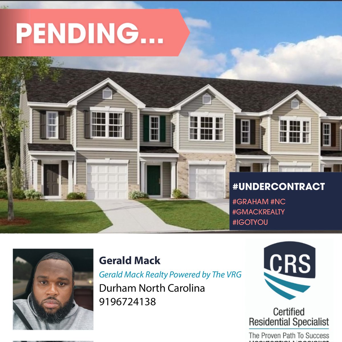 Clients: 'Gerald, we need a new townhome close to my teaching job in Chapel Hill!'

Me: 'I got you❗️❗️❗️'

CertifiedLuxuryHomeMarketingSpecialist #Realtors #realestate #closingday #realestateagent #relocation #househunting #Realty #luxury #locationlocationlocation…